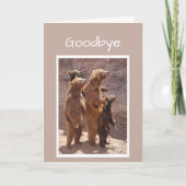 Dag en goed Luck van de groep van ons Beren Kaart (Voorkant)