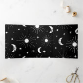 Dag en nacht 3 drieluik wenskaart (Binnen)