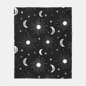 Dag en nacht 3 fleece deken (Voorkant)