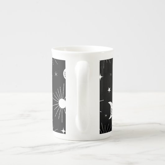 Dag en nacht 3 porselein kop (Achterkant)