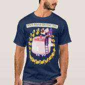 Dag en nacht dinermenu t-shirt (Voorkant)