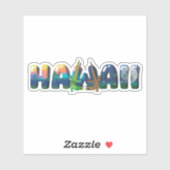 DAG EN NACHT HAWAII GECKOS STICKER (Vel)