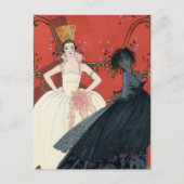 Dag en nacht in Parijs Art Deco Briefkaart (Voorkant)