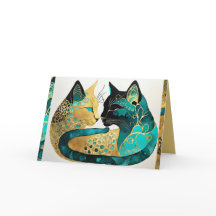 Dag en nacht Katten Noteren Kaart