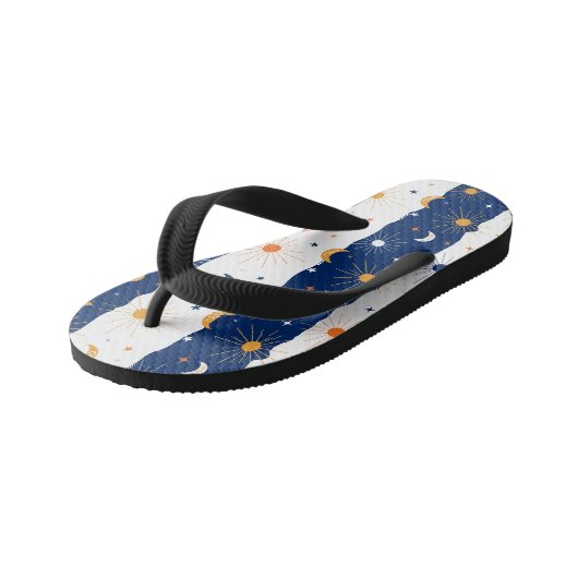 Dag en nacht kinder teenslippers (Schuin)