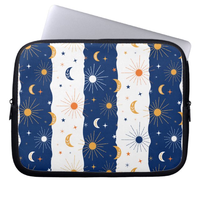 Dag en nacht laptop sleeve (Voorkant)