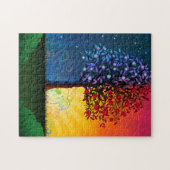 Dag en nacht legpuzzel (Horizontaal)