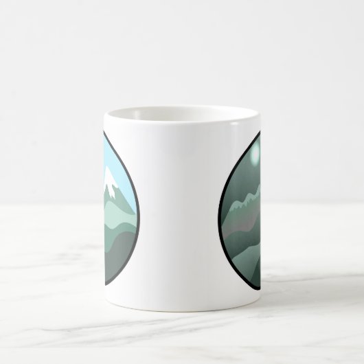 Dag en nacht magische mok (Center)