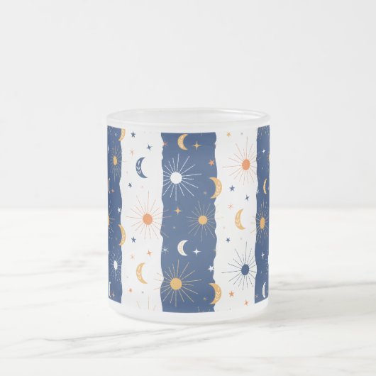 Dag en nacht matglas koffiemok (Center)