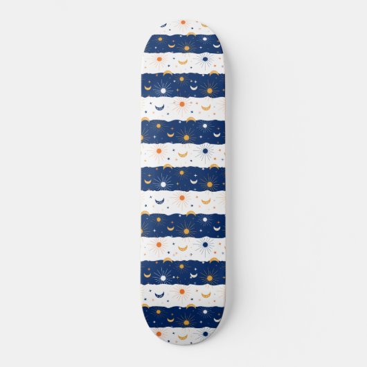 Dag en nacht persoonlijk skateboard (Voorkant)