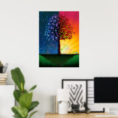 Dag en nacht poster (Thuiskantoor)