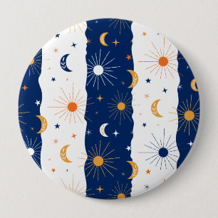 Dag en nacht ronde button 4,0 cm