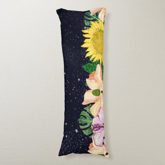 Dag en Nacht Waterverf Tuin Lichaamskussen (Voorkant Verticaal)