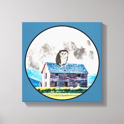 Dag en nacht zijn canvas afdruk (Voorkant)