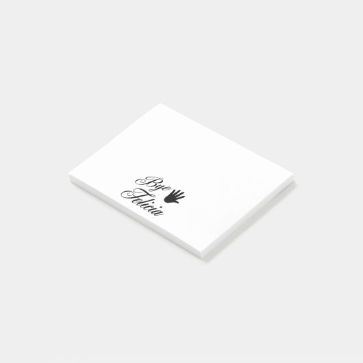 Dag Felicia Fancy Waving Hand Post-it® Notes (Schuin)