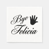 Dag Felicia Fancy Waving Hand Servet (Voorkant)