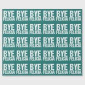 Dag Felicia Funny Farewell Cadeaupapier (Vlak)