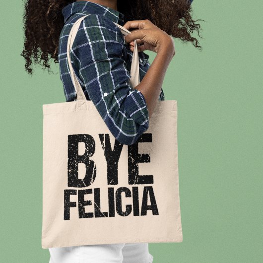 Dag Felicia Funny Farewell Gift Tote Bag