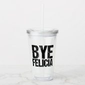 Dag Felicia Funny Meme Acryl Drinkbeker (Voorkant)