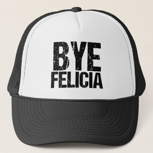 Dag Felicia Funny Meme Trucker Pet (Voorkant)