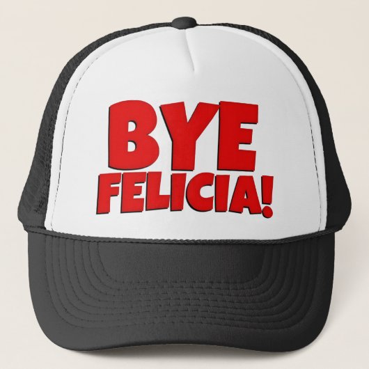 Dag Felicia Funny trucker hat Pet (Voorkant)