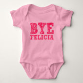 Dag felicia grappig Roze Tutu-bodysuit Romper (Voorkant)