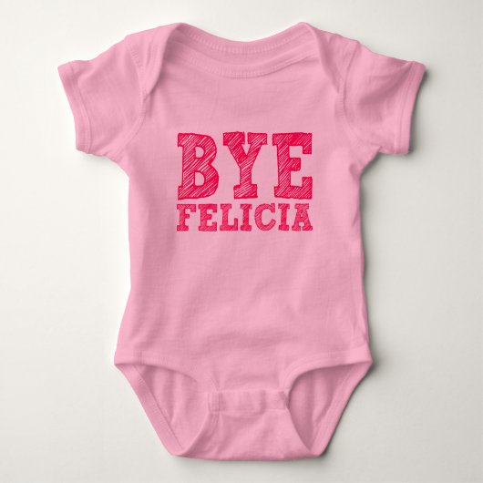 Dag felicia grappig Roze Tutu-bodysuit Romper (Voorkant)