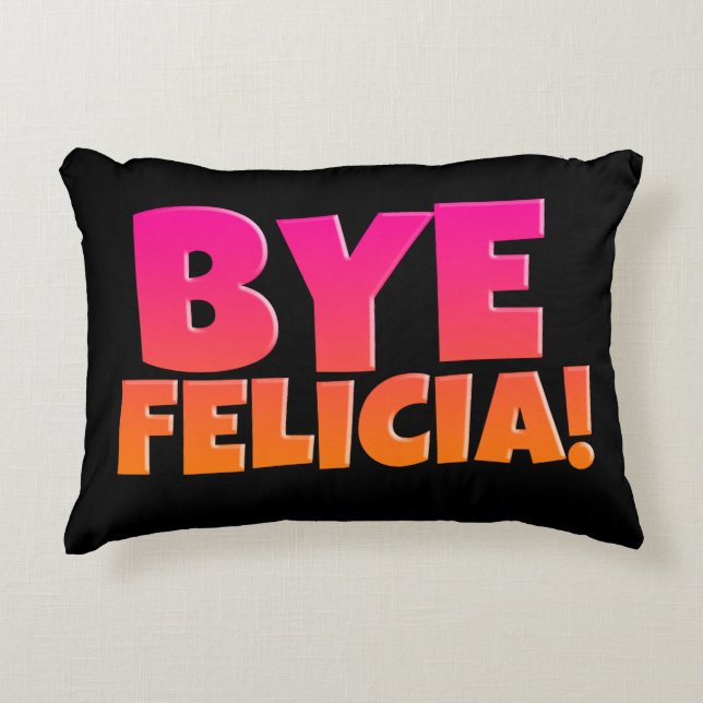 Dag Felicia grappige pillow Decoratief Kussen (Voorkant)