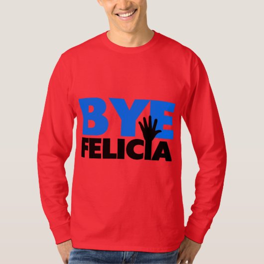 Dag Felicia Hand Wave Bold Blue T-shirt (Voorkant)