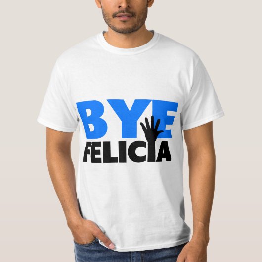 Dag Felicia Hand Wave Bold Blue T-shirt (Voorkant)