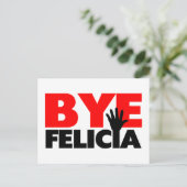 Dag Felicia Hand Wave Briefkaart (Staand voorkant)