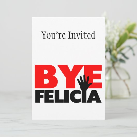 Dag Felicia Hand Wave Kaart (Staand voorkant)