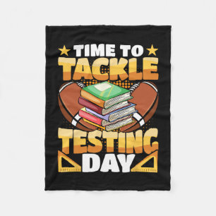 Dag Football Tijd om het Testing Day Teacher aan t Fleece Deken