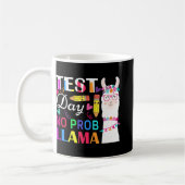 Dag Geen Prob Llama Grappige Leraar Testen 2 Koffiemok (Links)