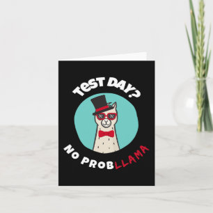 Dag Geen Problemen Grappig Testen Llama Ontwerp Kaart
