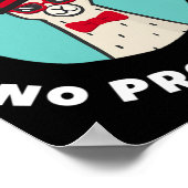 Dag Geen Problemen Grappig Testen Llama Ontwerp Poster (Hoek)
