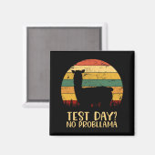 Dag Geen Problemen Silhouet Leraar Student Gradua Magneet (Voorkant / Achterkant)