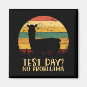 Dag Geen Problemen Silhouet Leraar Student Gradua Magneet (Voorkant)