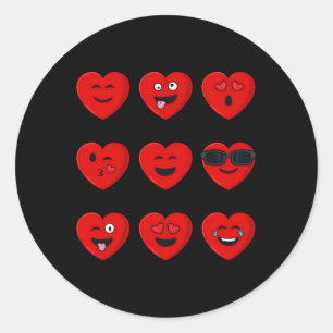 Dag Gekke Gezichten Hij N Ronde Sticker