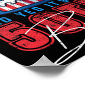 Dag Gelukkig 4 juli & amp; Ja Het is mijn 50ste ve Poster (Hoek)