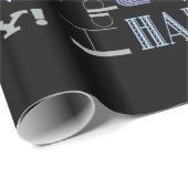 Dag gevierd! Cool Custom NAME and AGE Cadeaupapier (Rol Hoek)