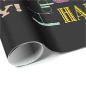 Dag gevierd! Lettertypenaam en -leeftijd Cadeaupapier (Rol Hoek)