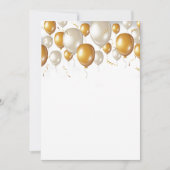 Dag gevierde ballonnen kaart (Voorkant)