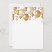 Dag gevierde ballonnen kaart (Achterkant)