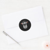 Dag Gift Oom Gift Van Nicht Neef Zuster Broth Ronde Sticker (Envelop)