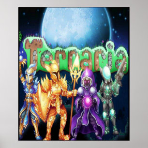 Dag Gifts Terraria Game Kerstmis Poster