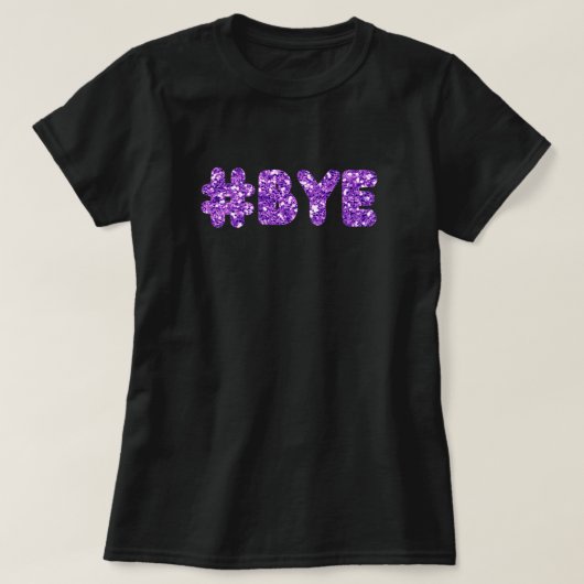 #Dag Glitter T-shirt (Design voorkant)
