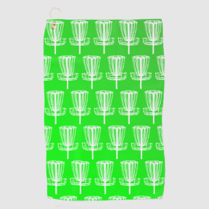 Dag glo groene golfhanddoek