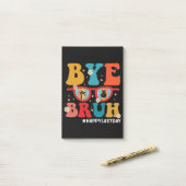 Dag gozer leraar fijne laatste schooldag zomer  post-it® notes (Op bureau)