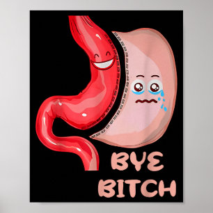 Dag Grappige Gastric Sleeve Chirurgie Maag Poster